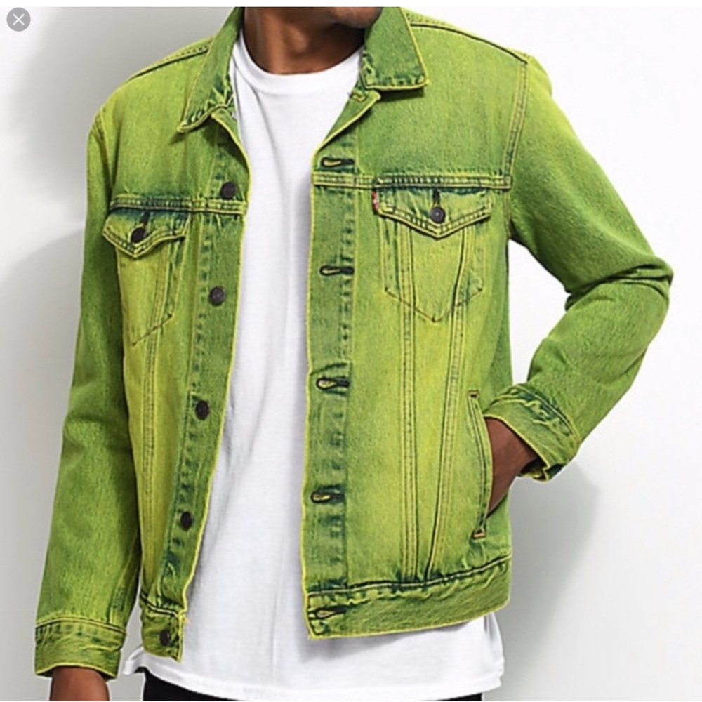 ISO - Levi’s NEON Green Trucker Jacket. NOT FOR SALE!!!